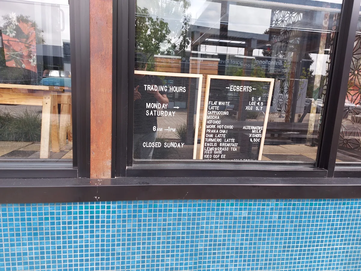 Menu, Egberts