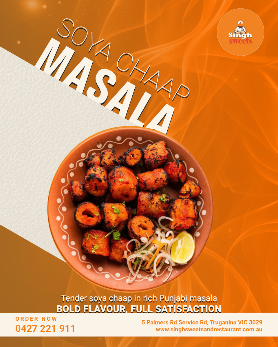 Menu, Singh Sweetz & Fast Food