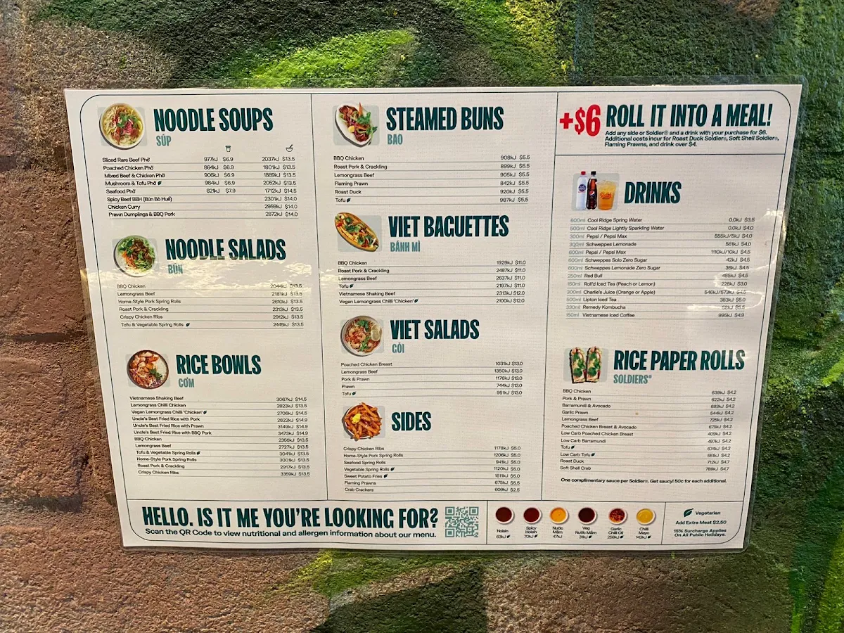 Menu, Roll'd Hawthorn