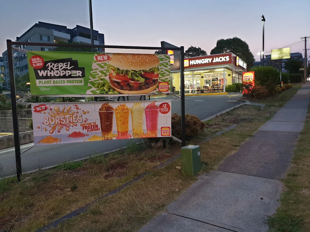 Menu, Hungry Jack's Burgers Wentworthville