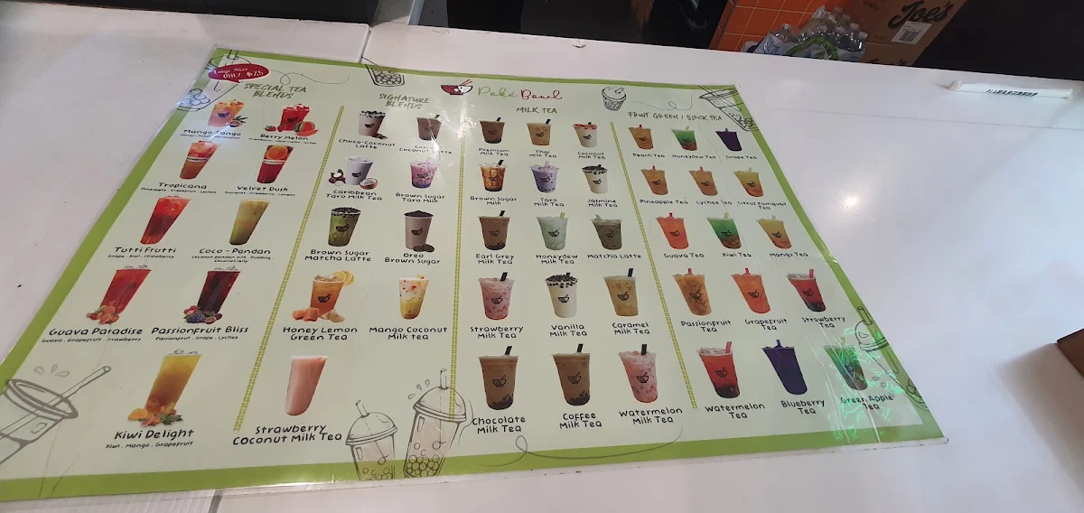 Menu, Poke Bowl Campbelltown