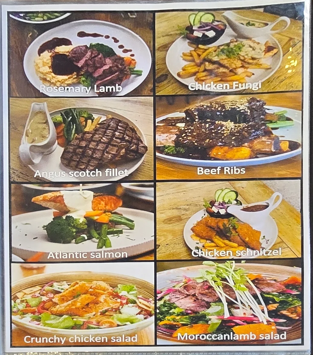 Menu, The Artisanal Cafe