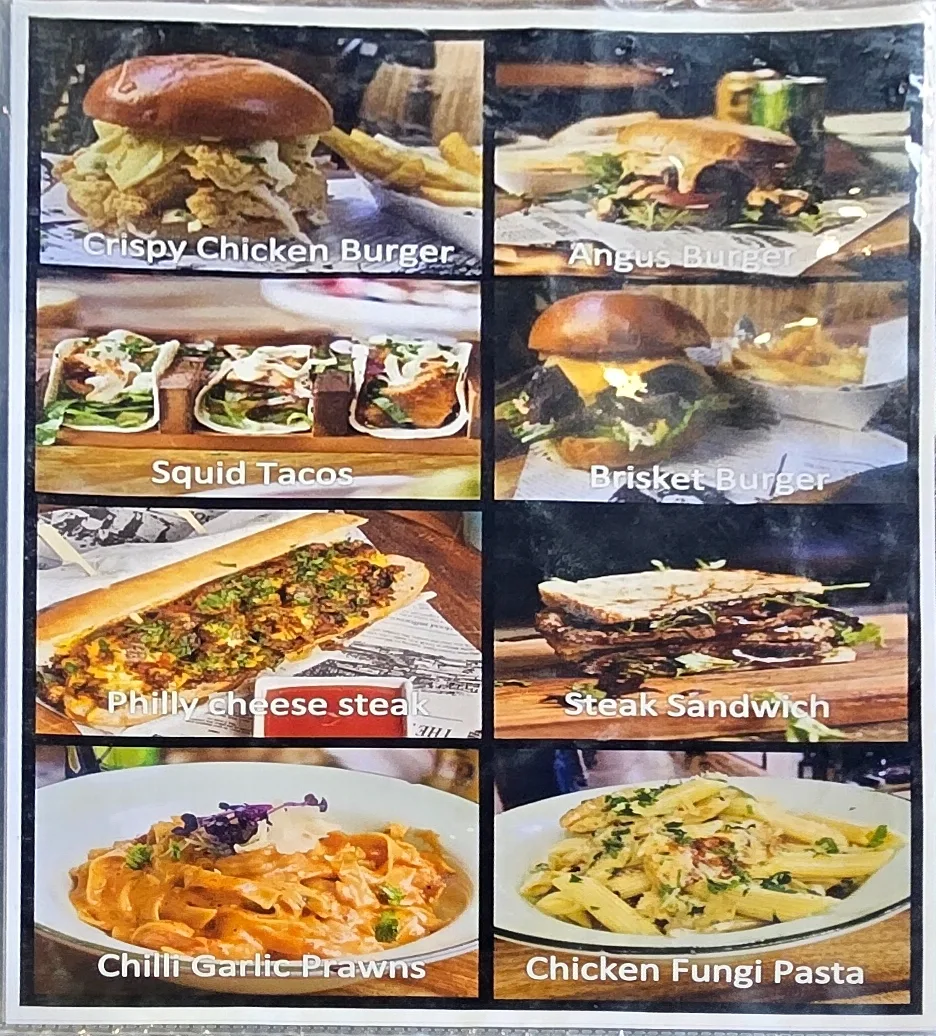 Menu, The Artisanal Cafe