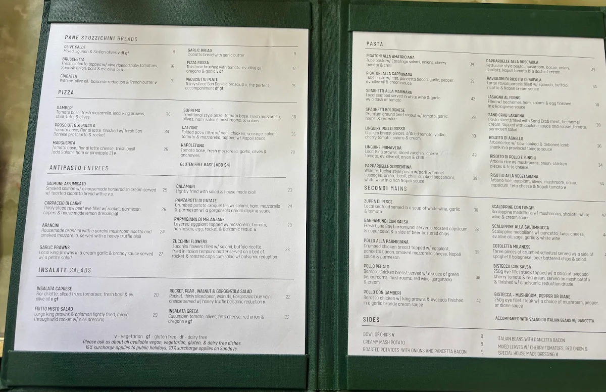 Menu, Modo Mio