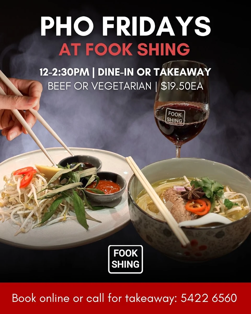 Menu, Fook Shing
