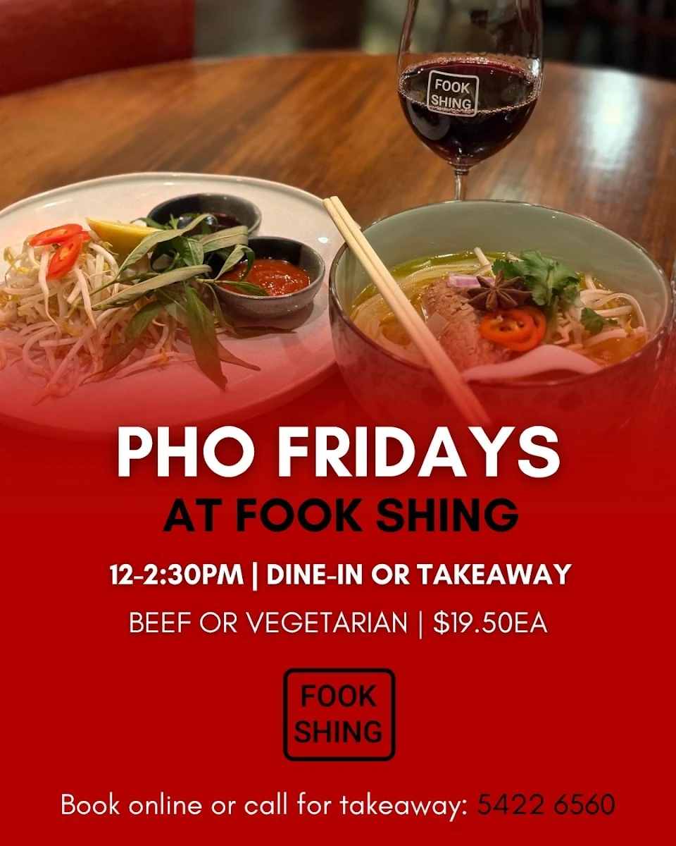 Menu, Fook Shing