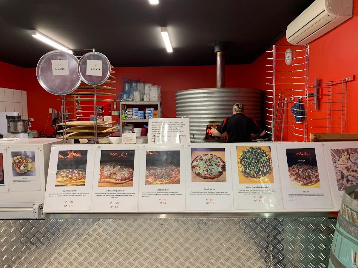 Menu, Redwood Wood Fired Pizzas & More