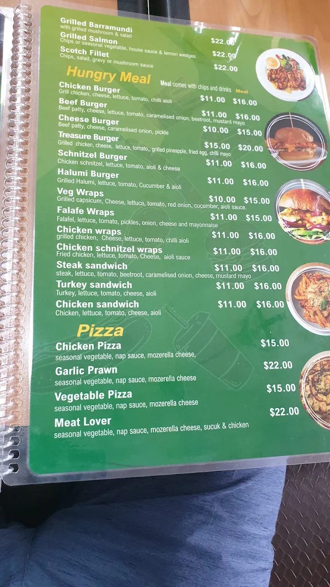 Menu, Halal Food Treasure Cafe
