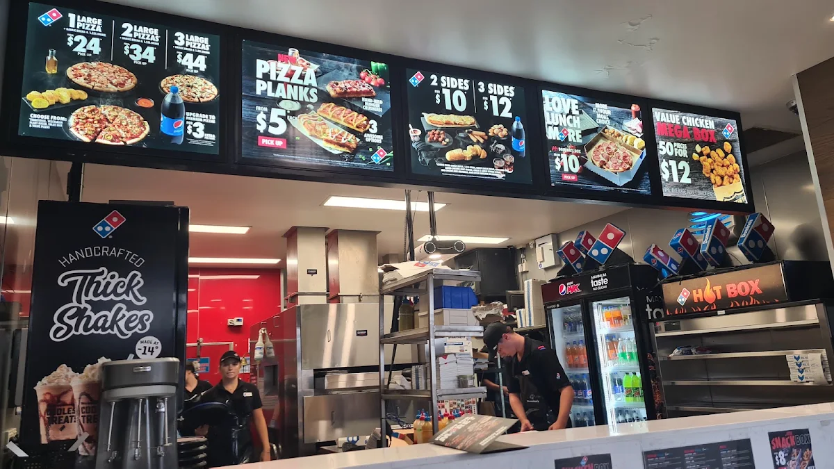 Menu, Domino's Pizza Highfields