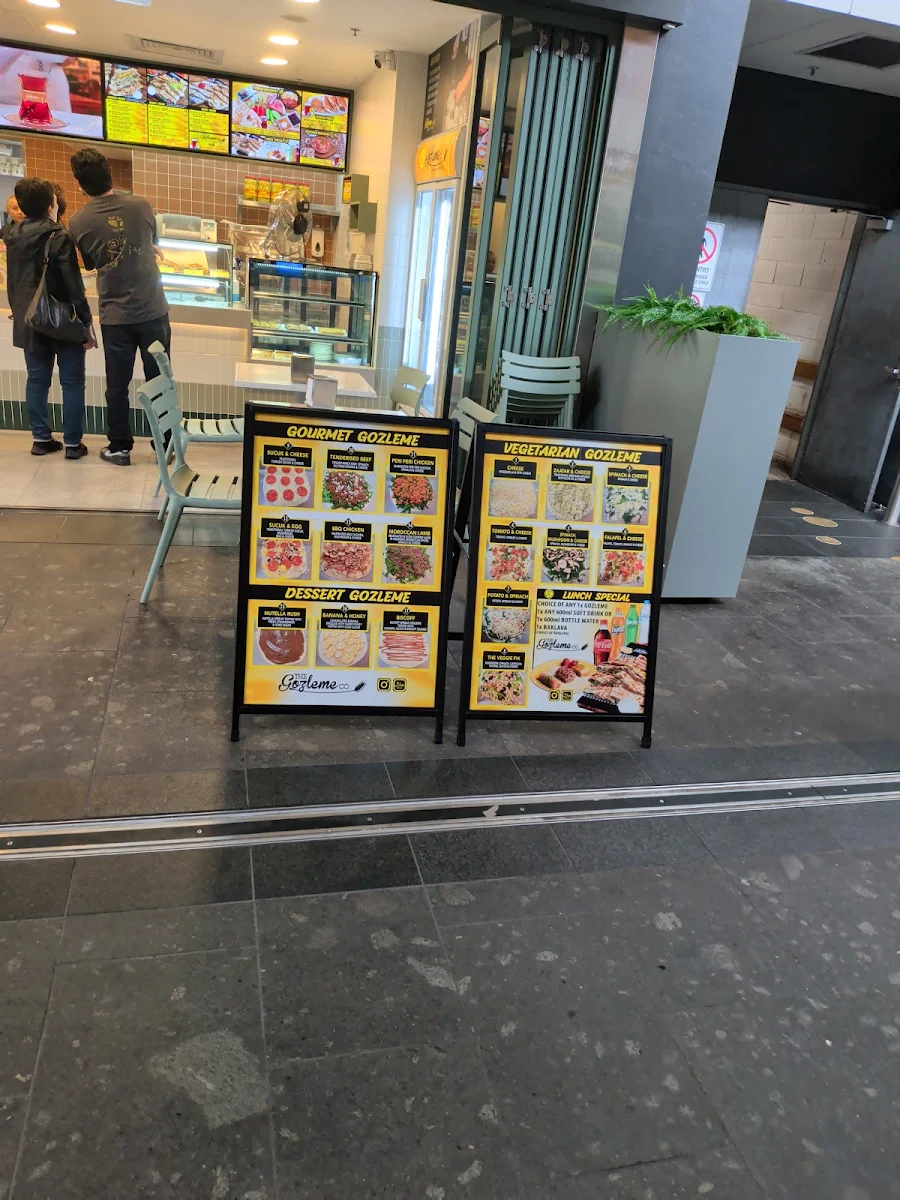 Menu, The Gozleme Co