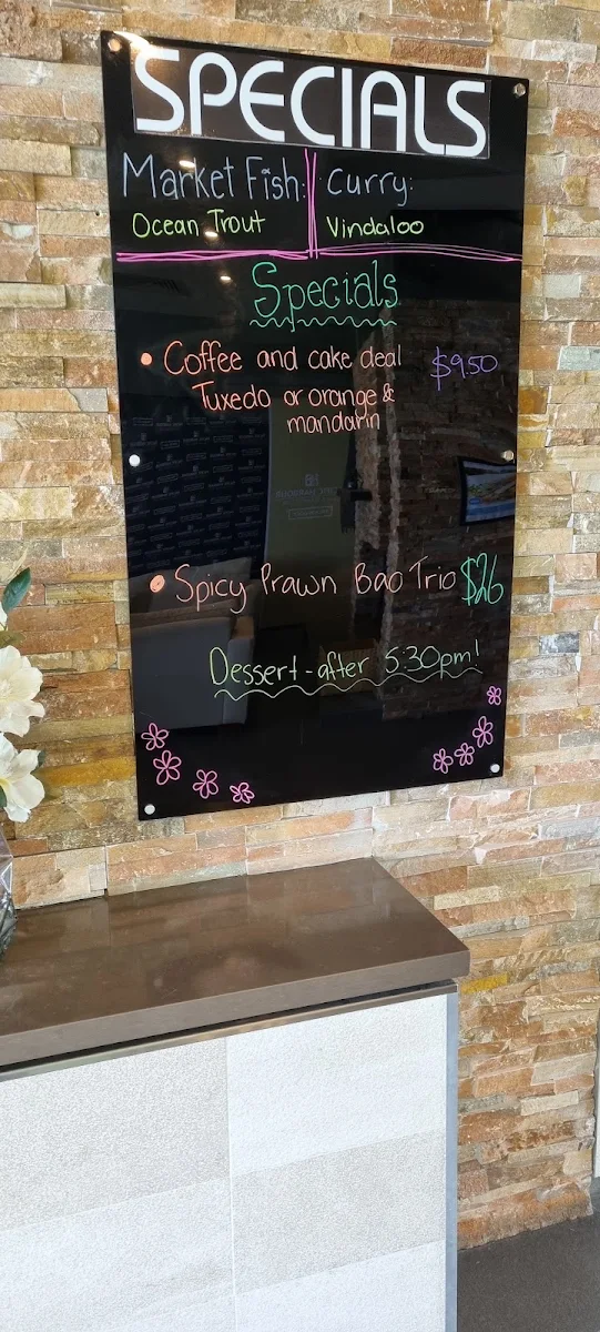 Menu, The Deck Bistro