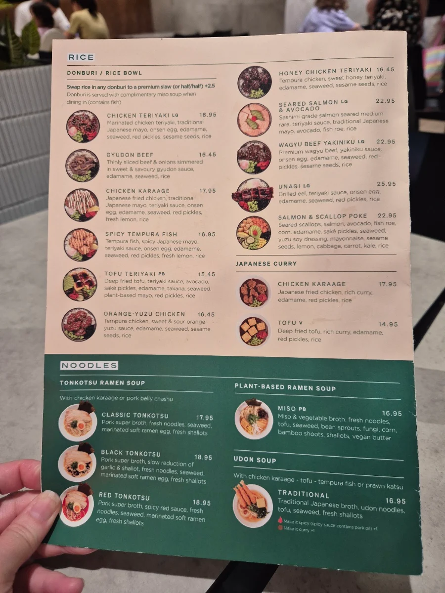 Menu, Motto Motto Japanese Kitchen - Garden City (Mt Gravatt)