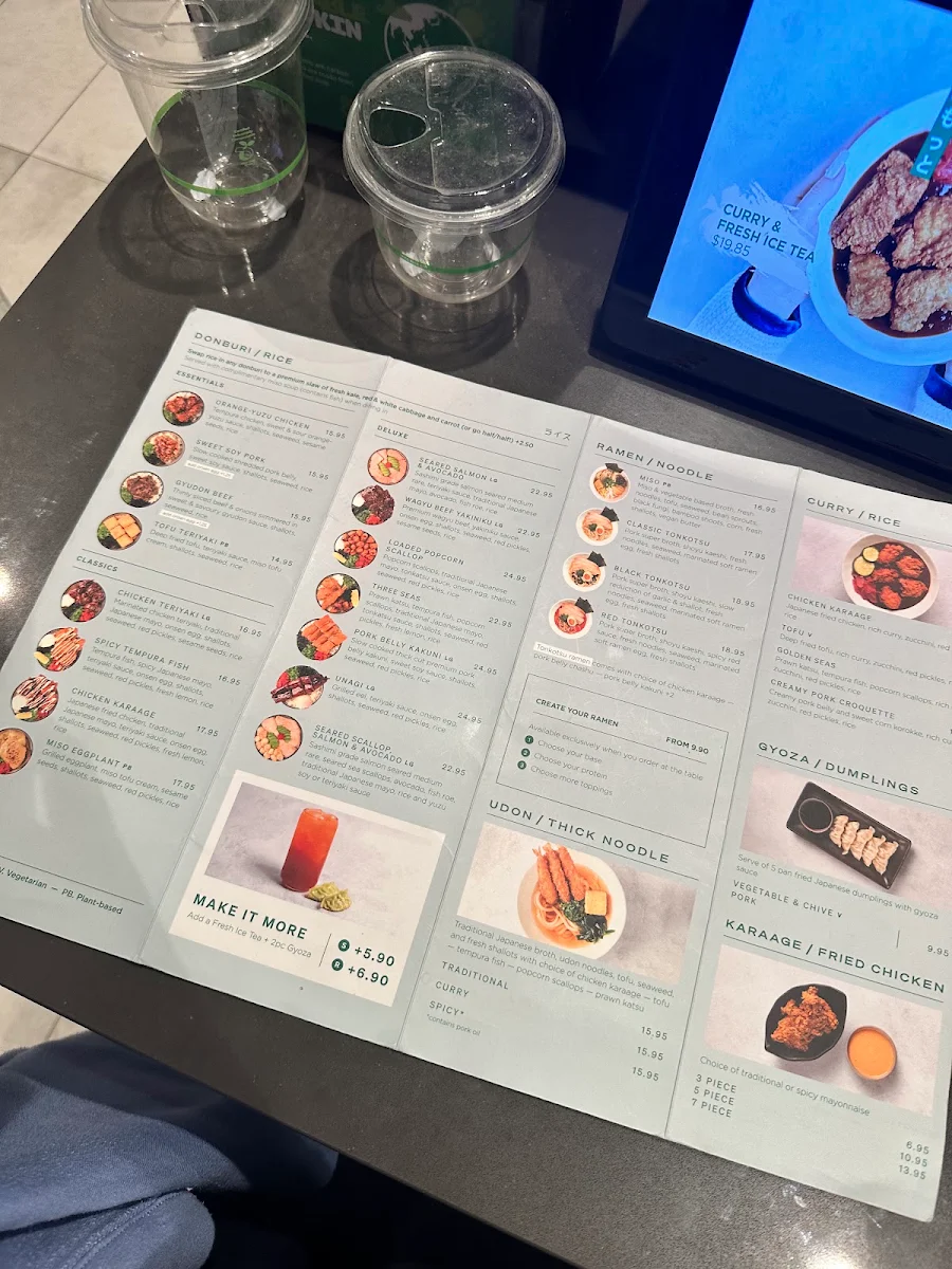 Menu, Motto Motto Japanese Kitchen - Garden City (Mt Gravatt)