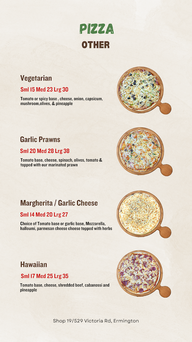 Menu, Jonah Manoosh