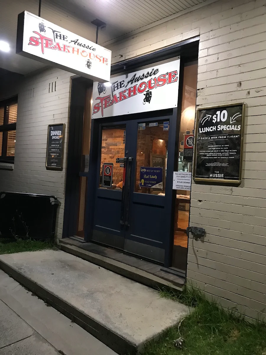 Menu, The Aussie Steak House