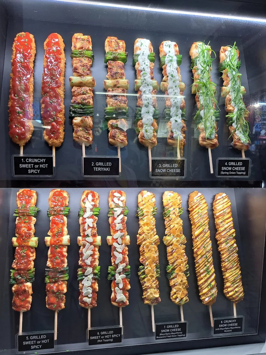 Menu, CHICKEN on a STICK