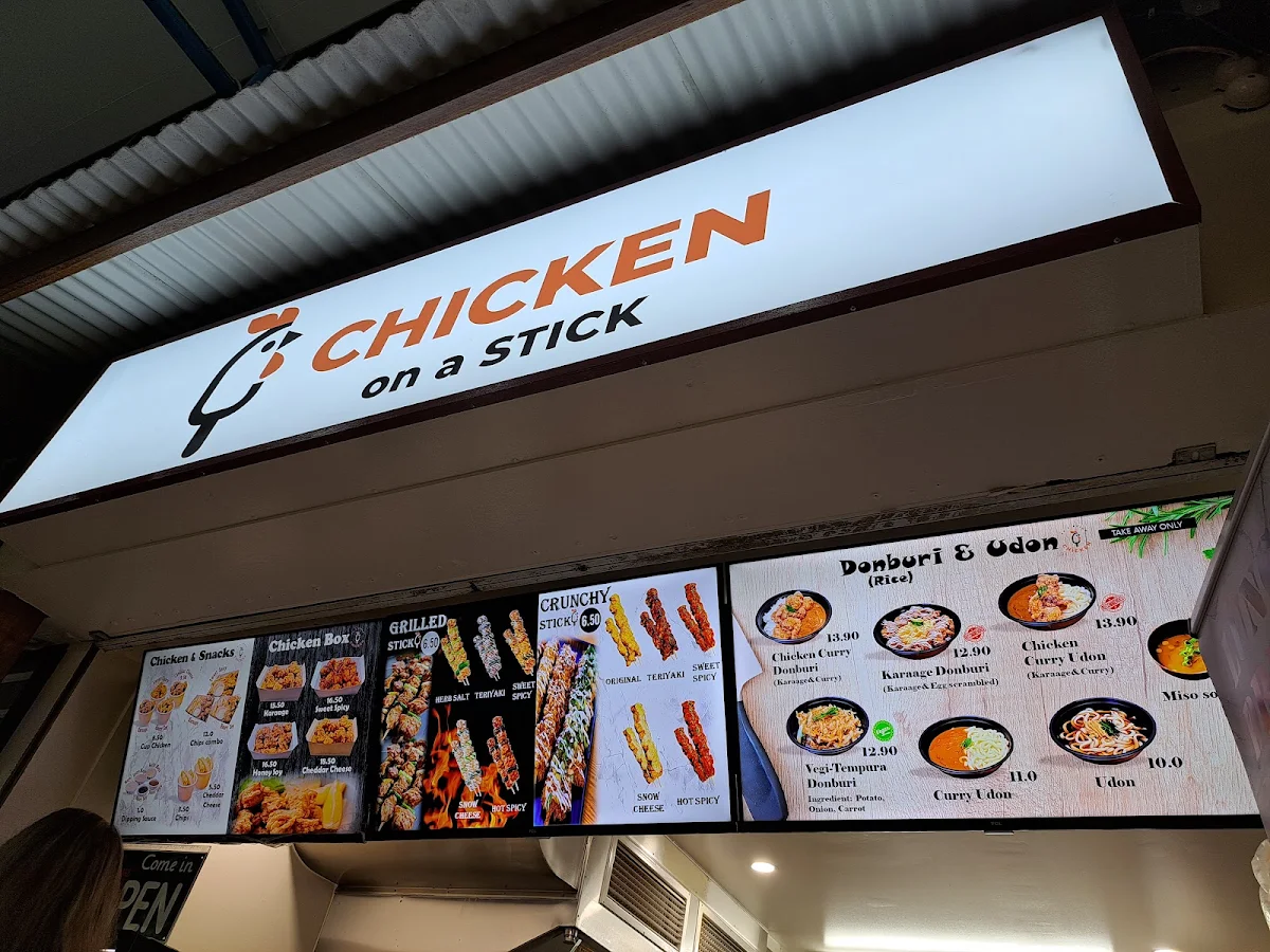 Menu, CHICKEN on a STICK