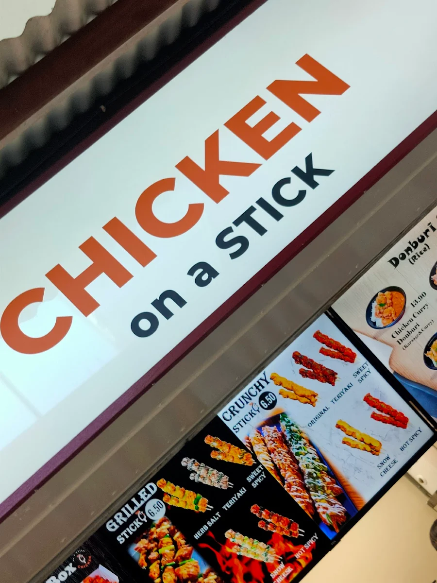 Menu, CHICKEN on a STICK