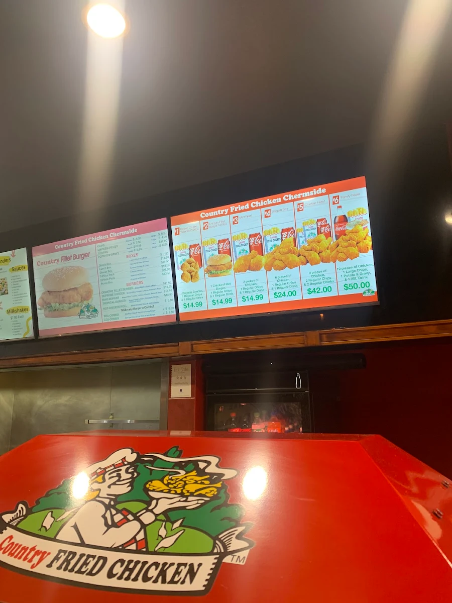 Menu, Mad Over Burgers & Wraps