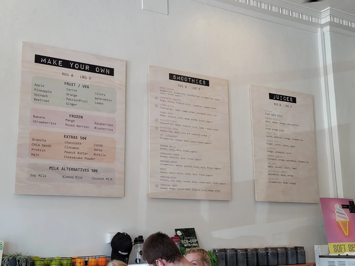 Menu, Mubble Sorrento (Handcrafted Ice Cream)