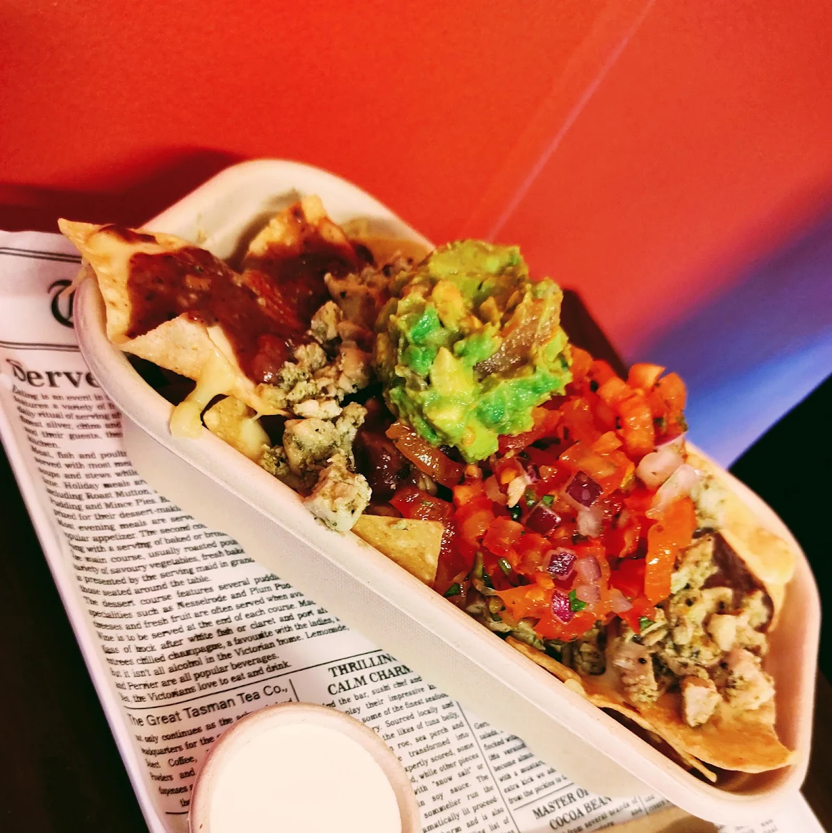 Menu, Gracias - Mexican food