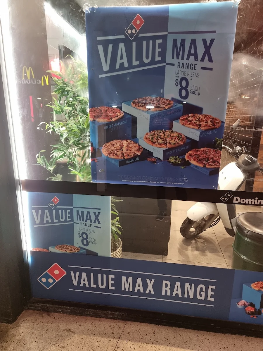 Menu, Domino's Pizza Gilles Plains