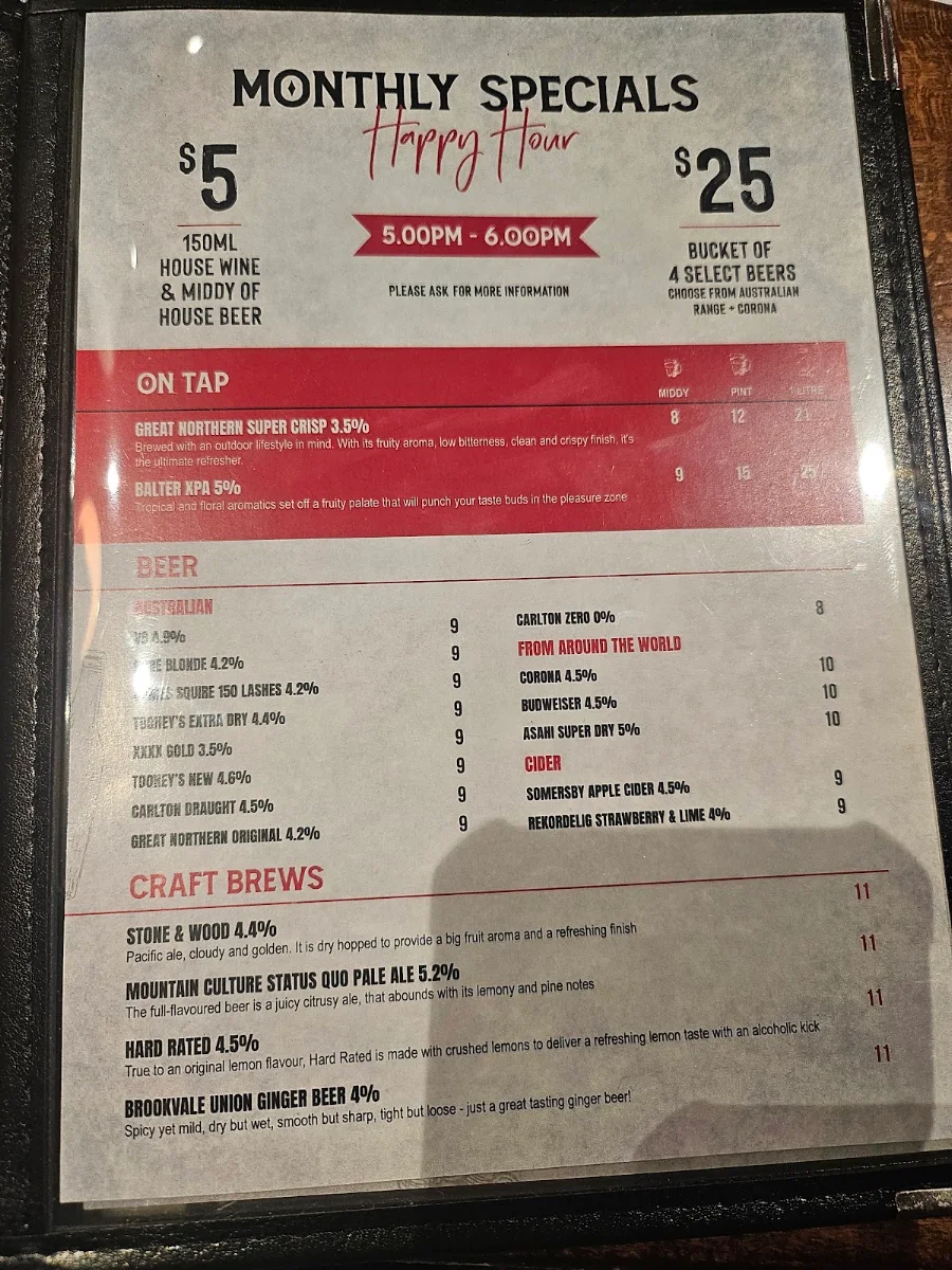 Menu, Lone Star Rib House & Brews Ed Square