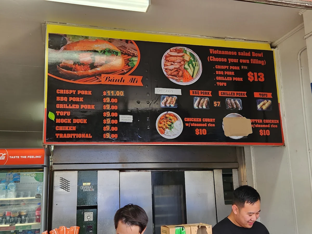 Menu, Kim Thanh Hot Bread