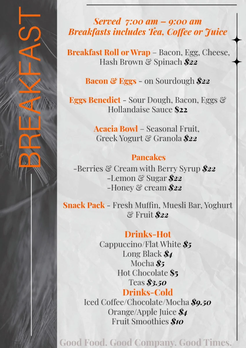 Menu, 369 Bar & Grill