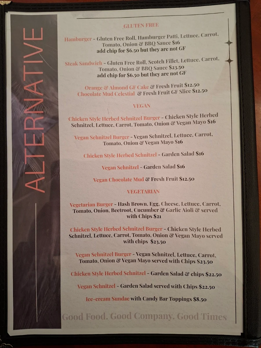 Menu, 369 Bar & Grill