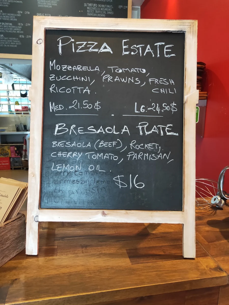 Menu, Pizza Cittadella