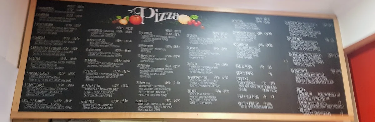 Menu, Pizza Cittadella