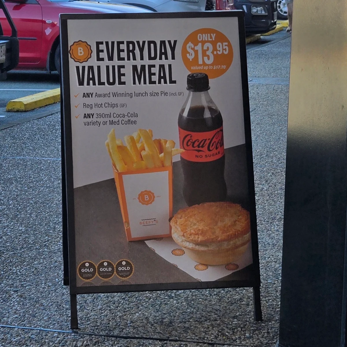 Menu, Beefy's Oxenford
