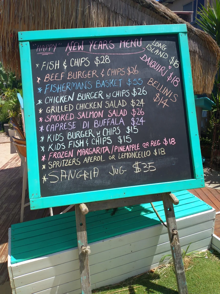 Menu, Cook @ Kurnell