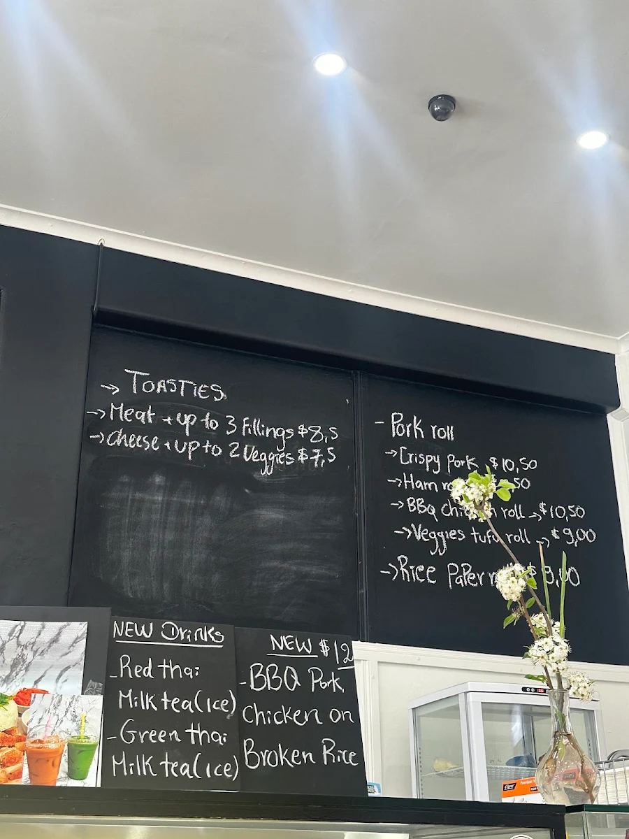 Menu, Bake'n Flake Bakery & Cafe