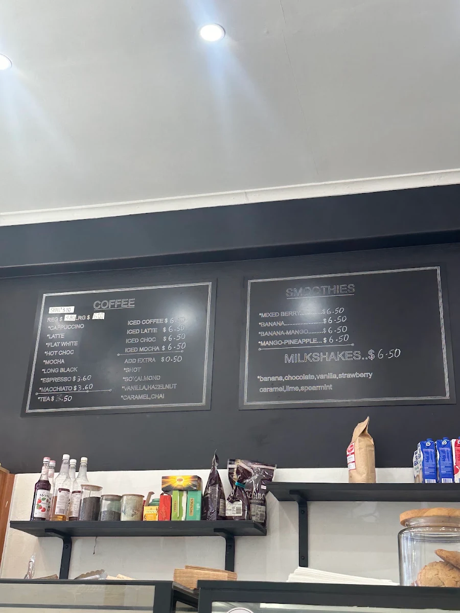 Menu, Bake'n Flake Bakery & Cafe