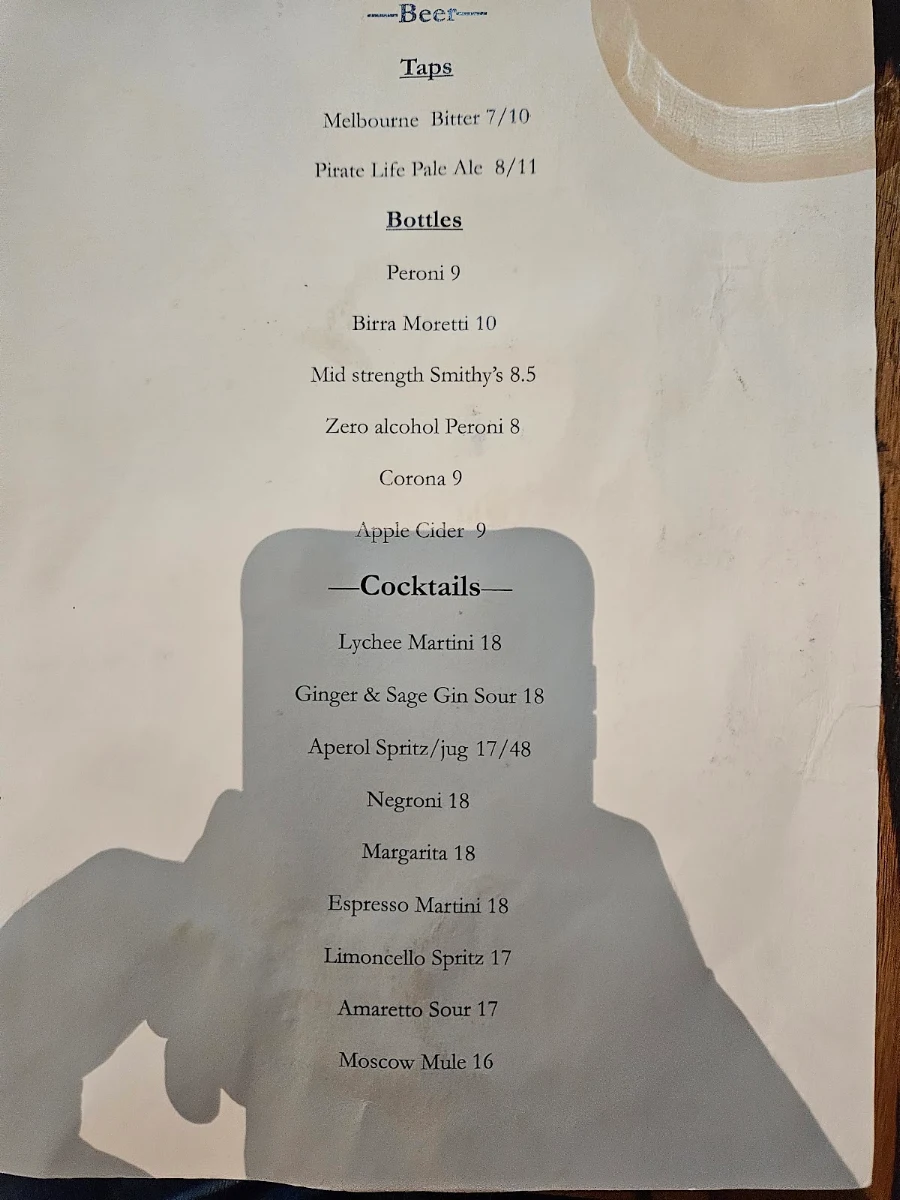 Menu, Fratellino - Richmond