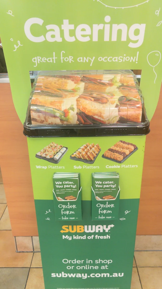 Menu, Subway