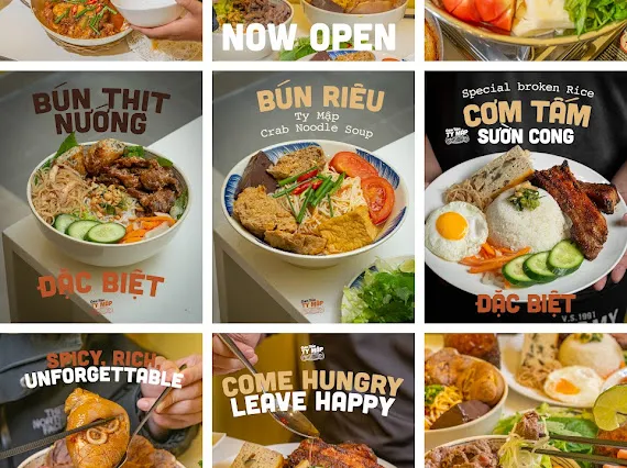 Menu, Cơm Tấm Ty Mập