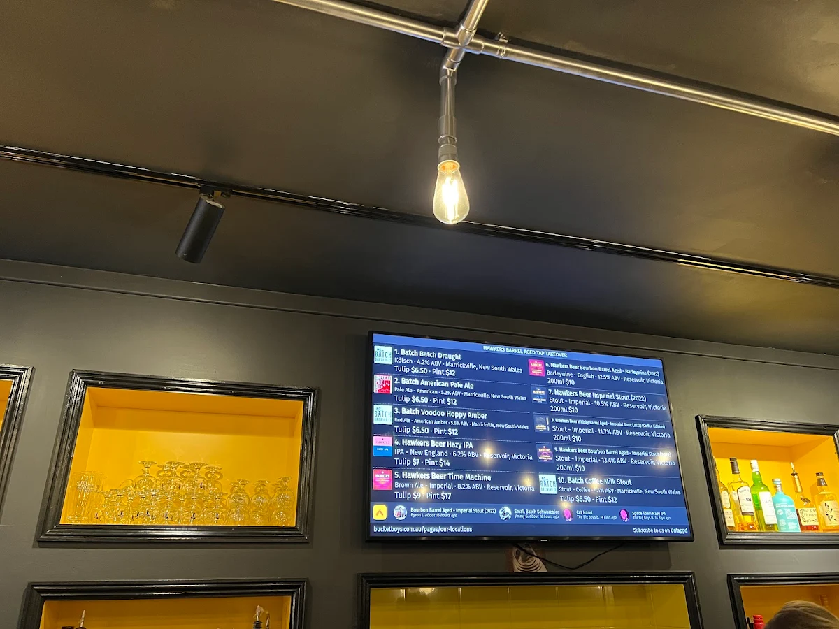 Menu, Thirstville Bottleshop & Bar