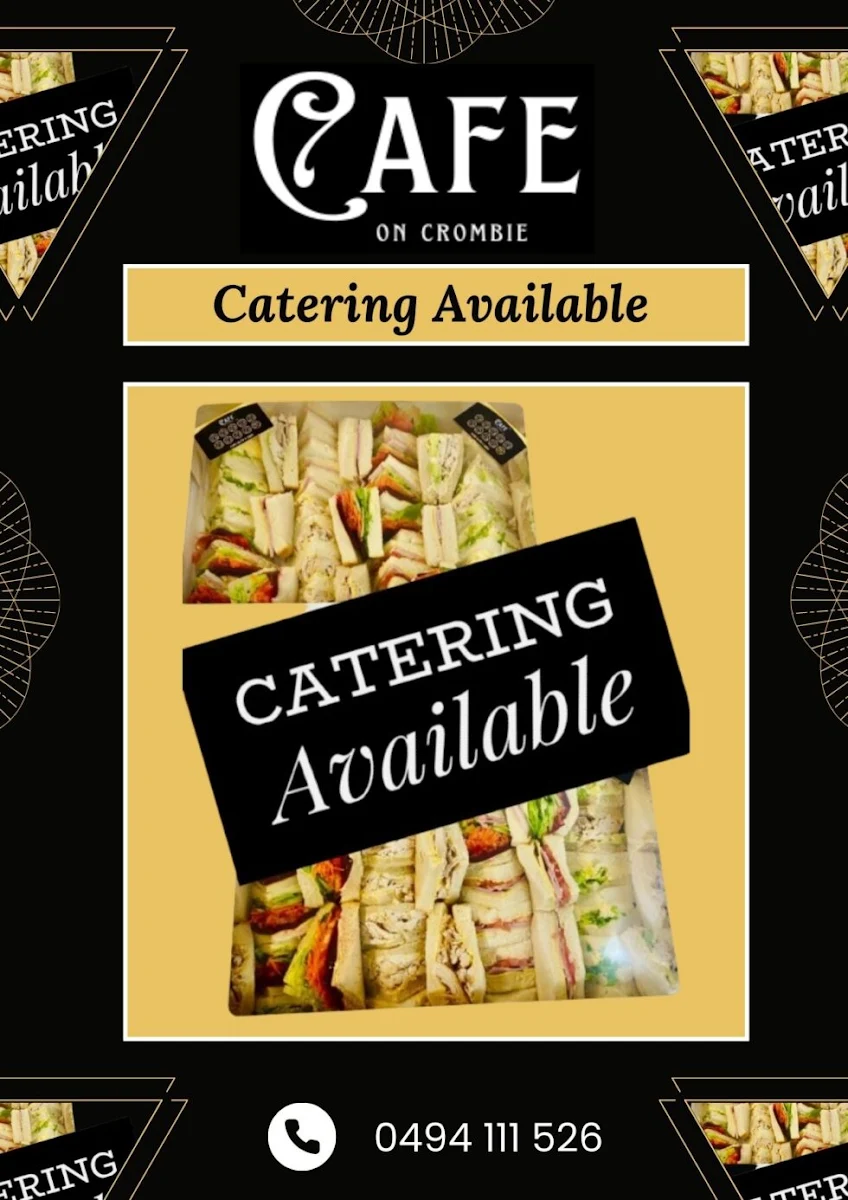Menu, Cafe on Crombie