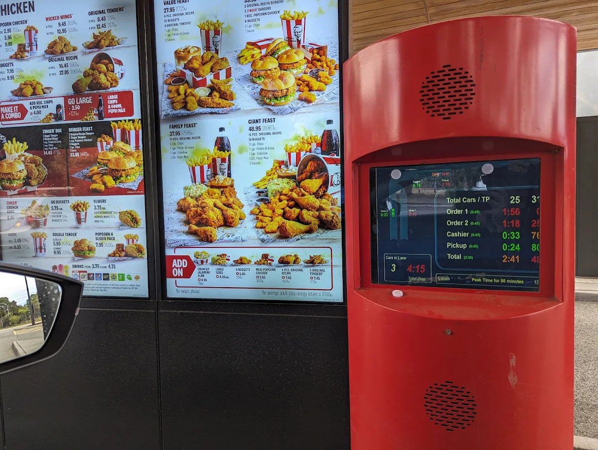 Menu, KFC Kelmscott