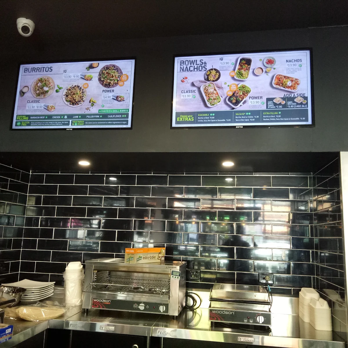 Menu, Zambrero Hamilton