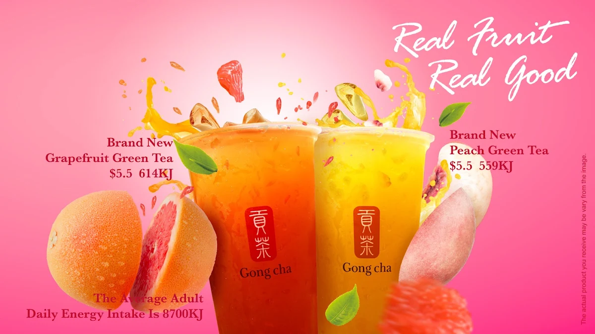 Menu, Gong Cha Hollywood Plaza