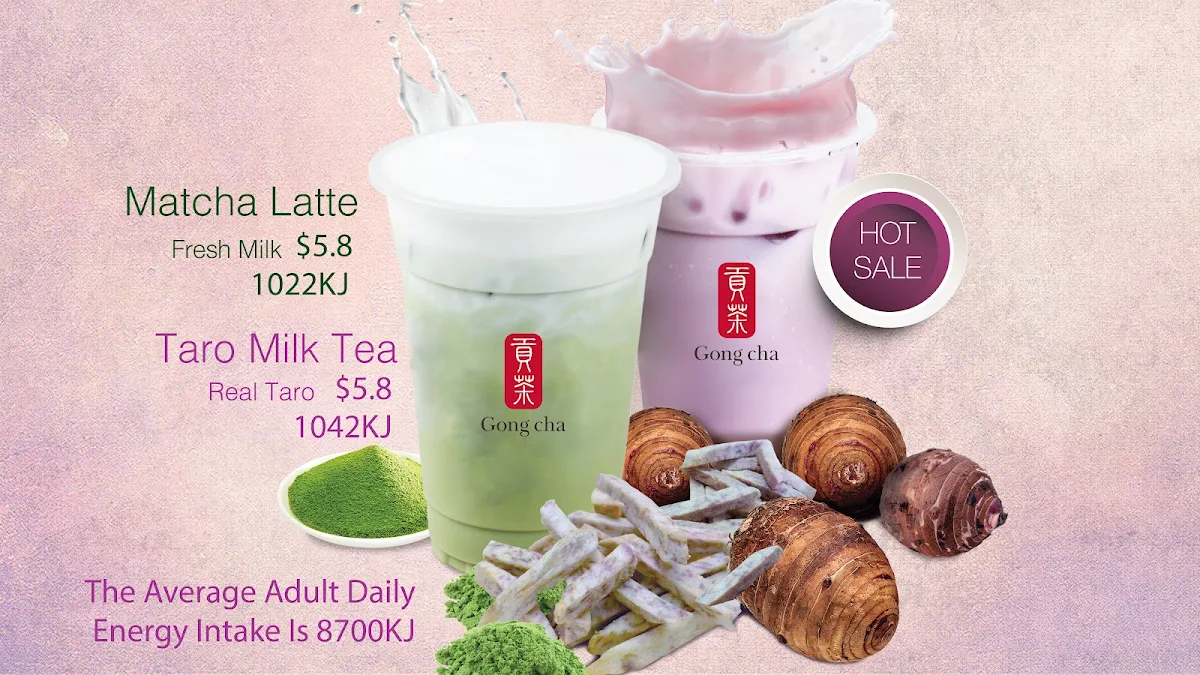 Menu, Gong Cha Hollywood Plaza