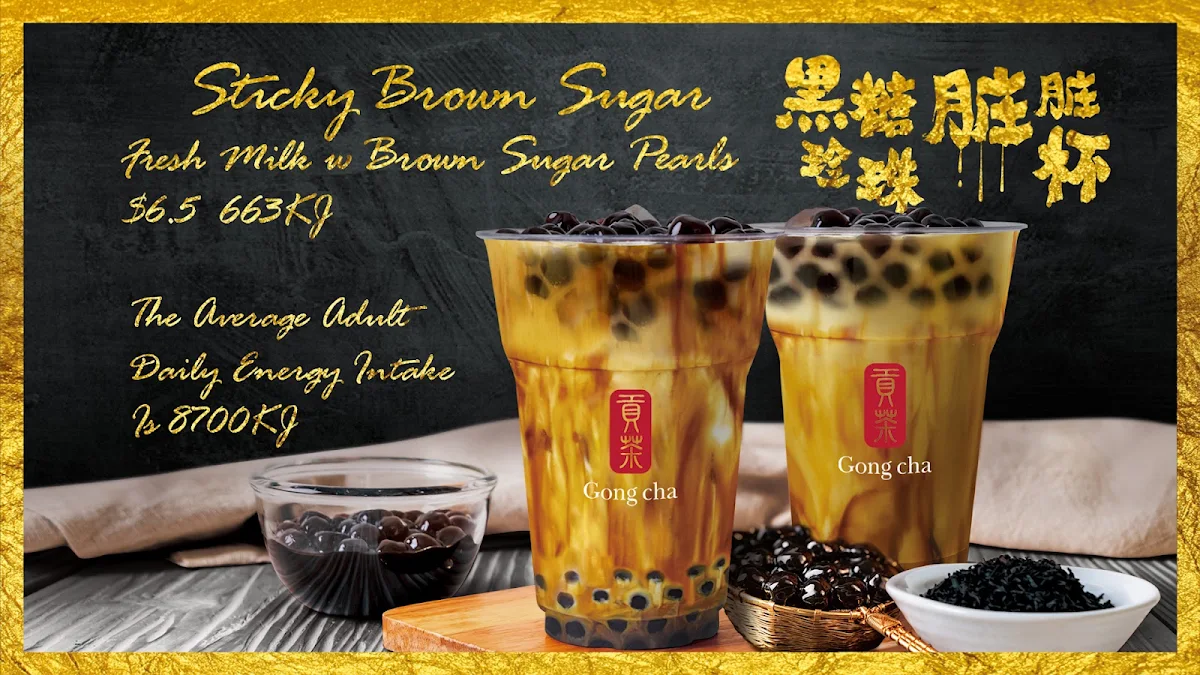Menu, Gong Cha Hollywood Plaza