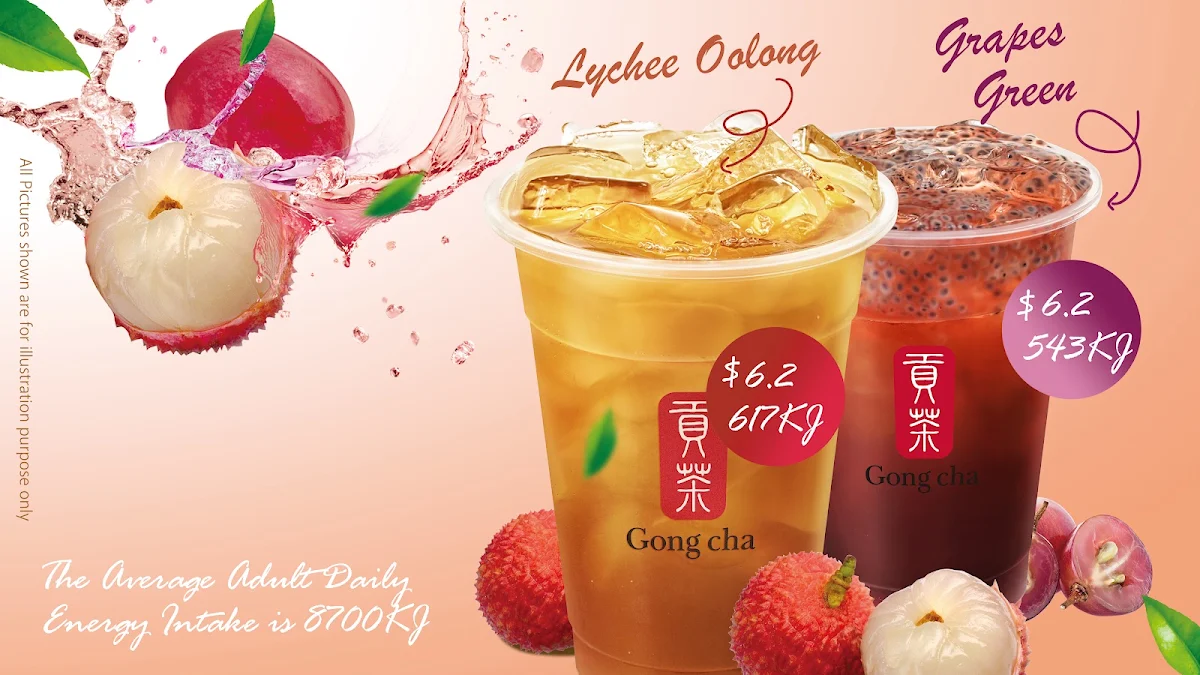 Menu, Gong Cha Hollywood Plaza