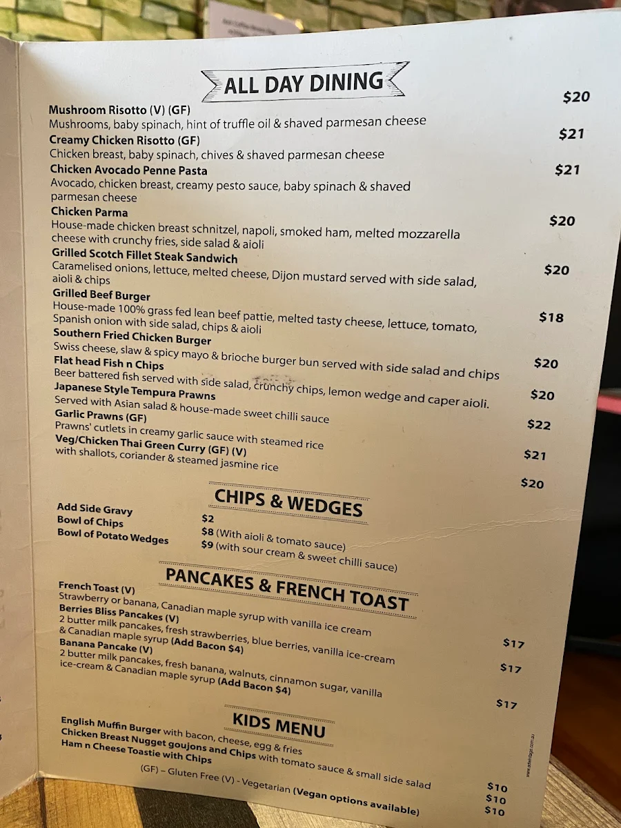 Menu, Cafe B2B Barrister To Barista By Jaffa