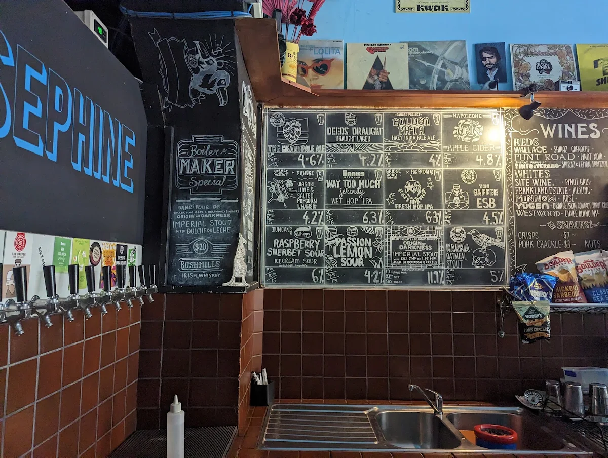 Menu, Bar Josephine