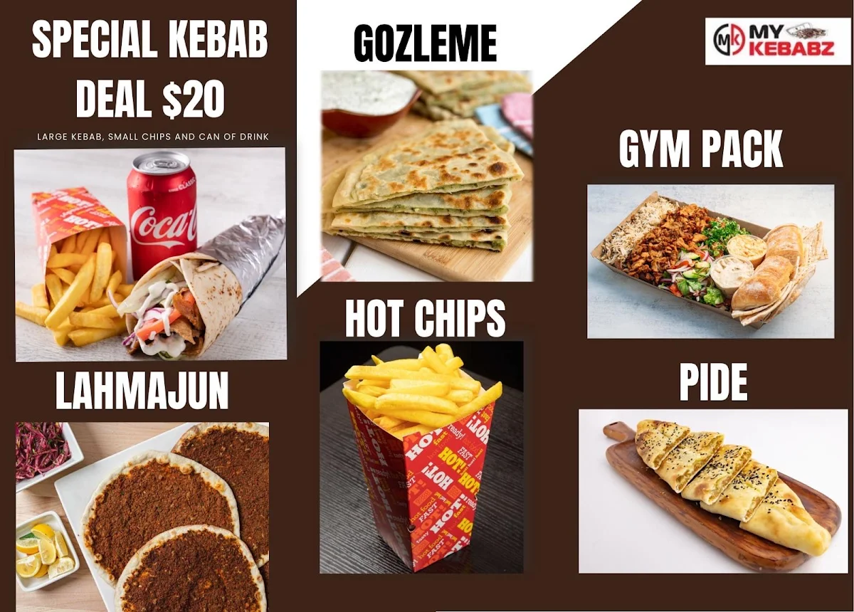 Menu, My Kebabz
